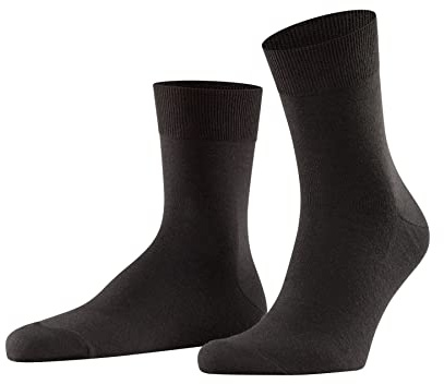 FALKE Herren Socken Airport M Sso Wolle Baumwolle einfarbig 1 Paar, Braun Brown 5930, 41-42