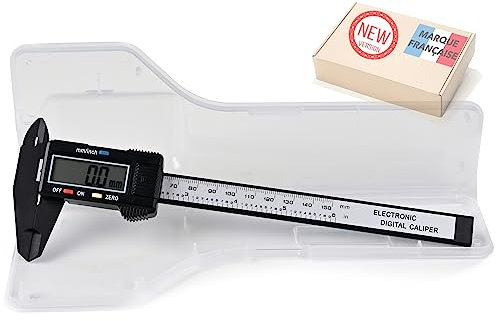 Pied a Coulisse Numerique 15 Cm [MARQUE FRANCAISE] Boîte De Rangement Et Pile Incluses Takit