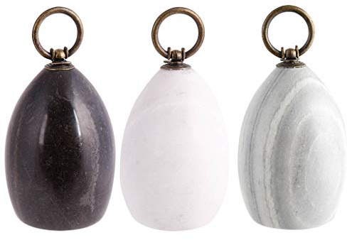 Set of 3 Heavyweight 2.2kg Marble Finish Doorstop Weights (Full Set)