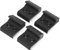 Broco 4pcs Reifenmontiermaschine Klemmenabdeckkörper Schutzbacken Schutz Schutzabdeckungen