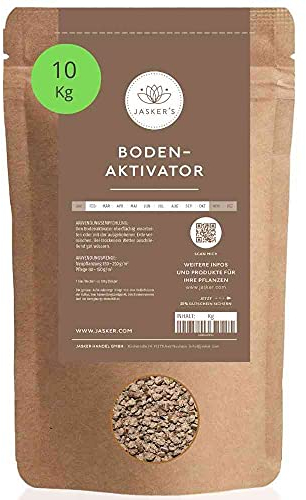 Jasker's Bodenaktivator⎜ 10 Kg ⎜staubarm⎜für Blumen, Rosen, Rasen und Gemüse⎜ (Bodenaktivator, 10 Kg)…