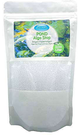 Aquaris Pond Algo Stop Teichpflege-Produkte für Teichfische Nicht nur dem bereits vorhandenen Algenbewuchs, sondern auch der Bildung Neuer Fadenalgen zuverlässig 1 kg