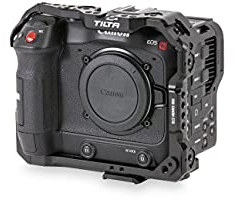 Tilta Kamerakäfig, kompatibel mit Canon C70 Movie Video Making Rig Camrera kompatibel mit Canon EOS C70 Camcorder Stabilisator – Schwarz TA-T12-FCC-B