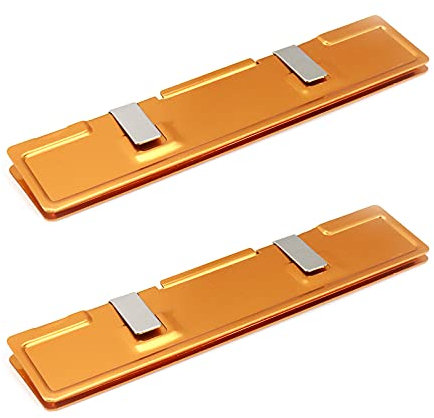 Dahszhi 2Pcs Gold Tone Aluminum Memory Heat Sink Shim Cooler Spreader for DDR SDR RAM