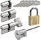 BASI | V55 Schließzylinder | gleichschließend und frei kombinierbar | Viele Längen verfügbar | Wendeschlüssel | Profilzylinder für Haus und Wohnung | Doppelzylinder N+G A:30 mm B:30 mm