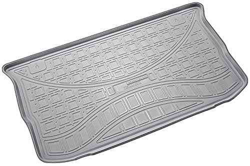 Recambo Gummi Kofferraumwanne Premium passend für Smart Forfour II, W453 | ab 2014- | passgenau mit Rand | Grau