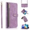Jeelar ESONG Coque pour Xiaomi Redmi Note 11 Pro 4G/5G,Etui en Cuir PU Portefeuille Flip Housse avec Sangle réglable/9 Fente pour Carte/Magnétique,Anti-Choc Case Cover,Violet