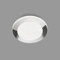 BRILONER Leuchten - LED Deckenlampe mit Sternendekor, LED Deckenleuchte Bad IP44, gelochtes Dekor, neutralweißes Licht, Ø280 mm, Chrom-Weiß, 3693-018