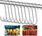 Ganchos en Forma de S Acero Inox Ganchos, Ganchos Metal, Ganchos Carnicero, Ganchos de Forma de S con Punta Afilada para Colgar Carne Jamon Embutidos Tocino Barbacoa BBQ Cocina Herramienta