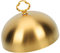 Luxuriöse Edelstahl Steakglocke - 22.5Cm Goldene Kuppelabdeckung Für Küche Und Restaurant, Anti-Spritzschutz Und Lebensmittelabdeckung