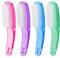 4 Pack Nail Cleaning Brushes, Larbois Plastic Handle Nail Scrubbing Brush Fingernail Brush with Soft Bristles Nail Manicure Dust Brush for Hand Toes Nail Home Garden Salon use（Color 3）