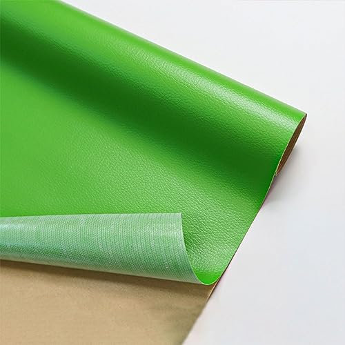 Leder Patch Kit leder-reparaturflicken Strapazierfähiges Kunstleder selbstklebend einfach zu bedienen für Autositze Sofas Bürostuhl Kopfteil Gras-Grün 50 x 137 cm