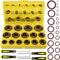 XBVV 386 PCS 30 Größen metrische Viton O-Ring Sortiment Kit für verschiedene Chemikalien, Zylinder, Hydraulik, Automobil-und Sanitär-Druck Waschmaschine O-Ring-Reparaturen