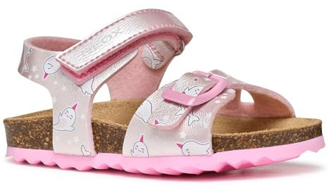 Geox B SANDAL CHALKI GIRL, Sandale fille, Light Pink,