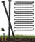 LATERN 100 Piezas Estacas de Plástico para Bordes de Jardines, 20CM Pinchos de Tierra en Espiral Clavos de Anclaje para Jardines Carpas Estacas para Malezas Barreras Jardines Adoquines Caminos Bordes