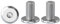 Drenky 20 Pièces Vis à Tête Plate Hexagonale M5 X 10 mm - Boulons Cylindriques à Six Pans Creux en Acier Inoxydable A2 V2A - Filetage Complet