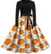 Generisch Sale Damen Mittelalter Kleid Damen Renaissance Halloween Maxi Cosplay Kleidung Vampir Kleid Trompetenärmel Partykleid Sale Damen