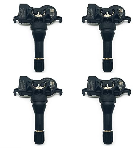 Autoreifendrucksensor TPMS für Jeep Compass Grand Cherokee Renegade, 4-teiliger Reifendrucksensor 68313387AA 68313387AB