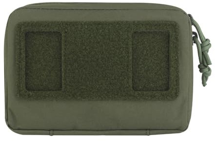 Tactical Plate Carrier Pouch, Molle Admin Pouch with Vest Phone Holder MB-03 Special Accessory Pouch for Folding Navigation Panel
