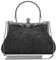 BAIGIO 1920S - Sac de soirée vintage pour femme - Avec perles - Élégant sac à main - Sac à bandoulière pour fête, mariage, banquet, b-noir, Sac à bandoulière