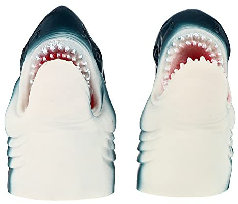 Toyvian 2 Stück Hai Handpuppen Für Kinder 16Cm - Realistische Gummi Hai Puppenspielzeuge Zum Lernen Und Rollenspiel