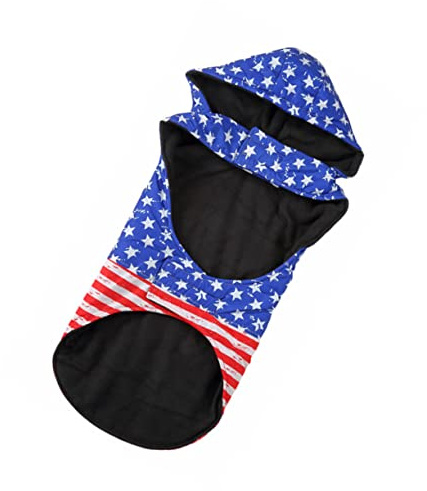 HOMOBABE Polyester Haustier-Kapuzenpullover Wintermantel Für Hunde Bequemes Haustierkostüm Waschbarer Hundemantel Accessoire Für Große Hunde