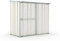 Casetta da Giardino in Lamiera box in acciaio zincato misura 174 x 100 cm x 182 cm di altezza - 43 kg - 1.74 mq (Bianco)