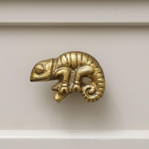 Melody Maison Antique Gold Chameleon Drawer Knob