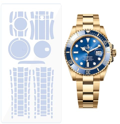 BagArmor Schutzfolie für Rolex Submariner 41 mm, Ref. 126618, 2 Stück | Transparente Haut Vollständige Uhr Body Cover schutzfolie (2 Stück)
