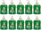 10er Pack badusan Flüssigseife Das Original 10 x 300 ml mit Koniferenduft & Rosskastanie revitalisierend ph-hautneutral