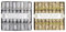 Mini Christmas Crackers Saucer Pack of 16 Breakfast Gold Silver Xmas Afternoon Tea Vintage