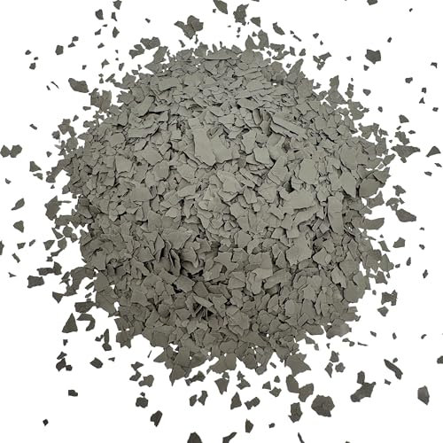 WO-WE Farbchips für Epoxidharz Bodenbeschichtung Bodenfarbe Colorchips Grau - 3Kg