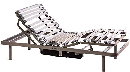 ekamia - ERIS Cama Articulada Eléctrica para el Hogar - 135cm x 190cm, Mando con Cable