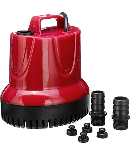 KS Tools HIOD 10/15/30/45/60 / 80W 50Hz Bomba de Agua Pecera Sumergible Bomba Ultra Silenciosa Fuente Acuario Estanque Caño Función Bomba 220-240V,85W