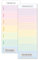 paper&you® Einkaufsliste Block Rainbow mit Magnet, 50 Blatt im Hochformat - Einkaufszettel Notizblock inkl. Essensplaner auf der Rückseite - nachhaltig & klimafreundlich