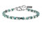 GAVU Unisex Geschenk Edelstahl Armband mit Afrikanischem Türkis Edelstein Armband