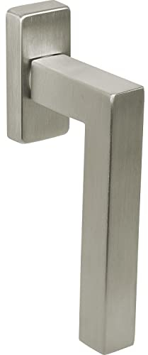 MARCHESI 1836-2060M Fenstergriff MALMÖ eckige Rosette, Edelstahl matt,