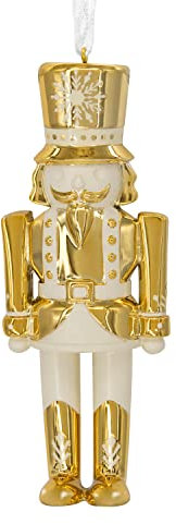 Hallmark Signature Gold Nutcracker Christmas Ornament, Resin