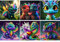 ODIWEN DIY 5d Diamant malerei Kits,5D Diamond Painting Full Set, Kreuz Stich Diamond Dekoration, 6 Zählt 5D DIY Diamant Malerei, DIY Stickerei Painting,5D Diamant Full Malerei,DIY Diamond Painting Set