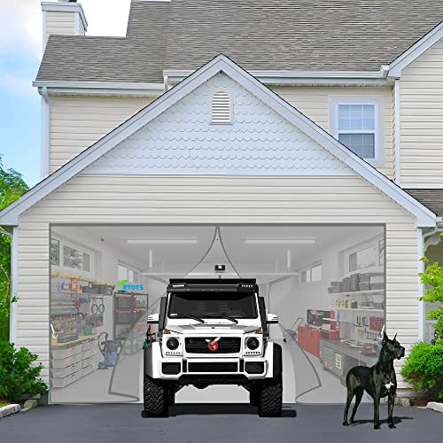 Zanzariera Finestra Magnetica, 95 x 225 cm Zanzariere Magnetiche Chiusura Automatica Magnetica Anti-Zanzare per Legno Ferro, Porte in Balcone【Grigio】