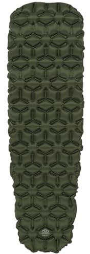 Highlander NAP-PAK Isomatte aufblasbar Ultraleicht unter 500g – kompakt & robust mit kleinem Packmaß für Camping, Trekking, Bushcraft, Militär, Outdoor, Biwak, Taktische Einsätze