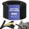 Kanayu Split Flame Retardant Wire Loom High Temperature Cable Conduit Split Cable Sleeves Loom Tubing Auto Wire Conduit for Industrial Electrical Automotive Marine(1/2''-50 ft,Black)