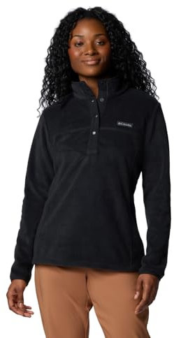 Columbia Benton Springs 1/2 Snap Pull Over 2, Pull Over in pile Donna, Nero, S