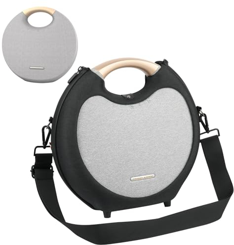 TXEsign Harte Lautsprecherabdeckung für Harman Kardon Onyx Studio 6 Lautsprecher, EVA-Abdeckung, Hartschalen-Reiseetui, Ersatzabdeckung mit Schultergurt und Standfüßen (Schwarz)