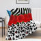 SJSXWQN Decke Leopardenmuster, Zebramuster Kuscheldecke Flauschig für Couch und Bett Weich Warme Mikrofaser Wohndecke Fleecedecke als Tagesdecke Sofadecke Couchdecke - 180x240 cm