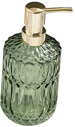 PRETYZOOM Botella De Vidrio para Loción Champú Baño Botella De Mano De Vidrio Pintura Aerosol para Baño y Ducha De Almacenar Líquidos De Creativa