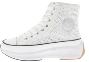 KAPORAL Femme Christa Basket, Blanc-Strass, 38 EU