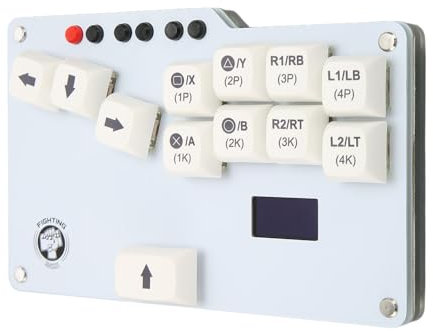 Fighting Box Stick-Tastatur, WASD GP2040 CE Fightstick Fight Controller mit Geringer Latenz, für Cherry MX für PC SteamDeck