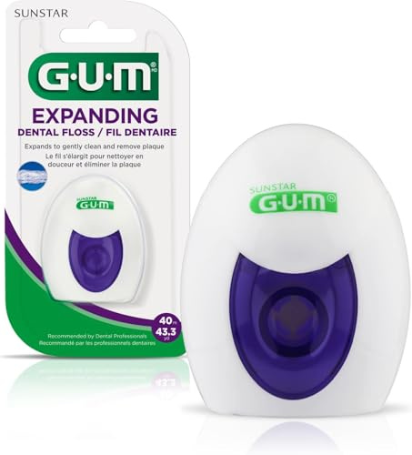Gum Expanding Floss Flausch Zahnseide (Packung mit 5)