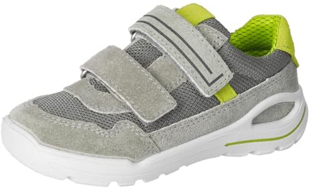 RICOSTA Jungen Kletthalbschuhe Rider, Kinder Halbschuhe, Weite: MITTEL, lose Einlage, Strassenschuhe, Sportschuhe, eukalyptus/Timo (530), 33 EU